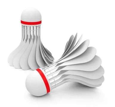 The shuttlecock Stock Illustration