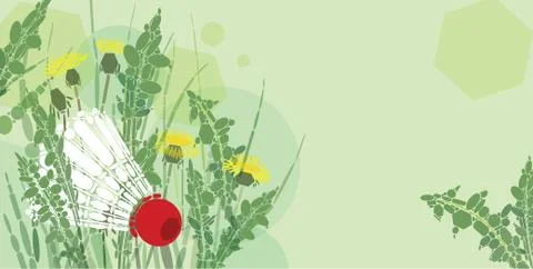 Shuttlecock Stock Illustration