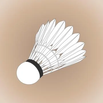 Shuttlecock Stock Illustration