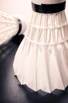 Shuttlecock Foto stock