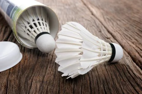 Shuttlecocks Stock Photos