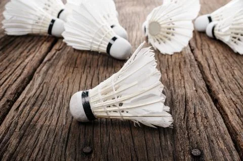 Shuttlecocks Stock Photos