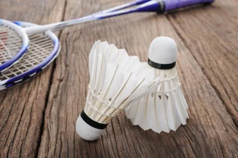 Shuttlecocks Stock Photos