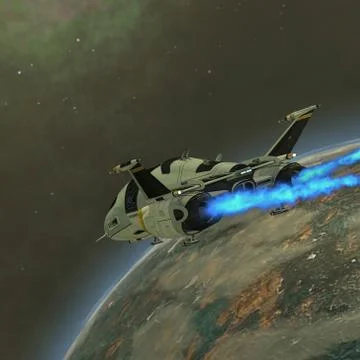 Shuttlestar transport Stock Illustration