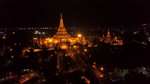 Shwedagon Pagoda Stock Footage 81545393