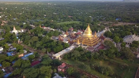 Shwezigon Pagoda Stock Footage 81556594