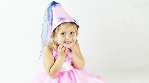 Shy Cinderella smiling 動画素材 11810953