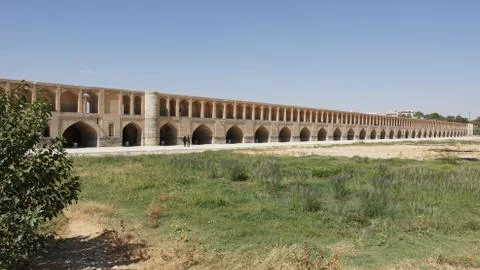 Si-o-se Bridge, Isfahan, Iran, Asia Stock Photos