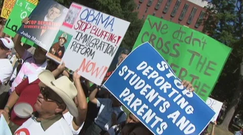 "Si Se Puede" chant Stock Footage 7905859