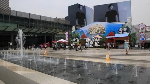 Siam shopping centre Stock Footage 103432657