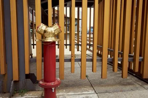 Siamese connection Stock Photos