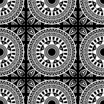 Siamless pattern. sentagle. isolate. vector. Stock Illustration