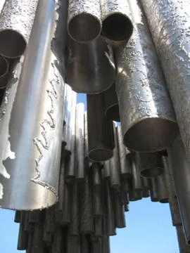 Sibelius Monument in Helsinki Foto stock