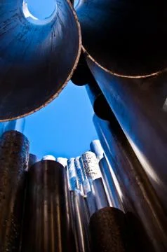 Sibelius monument Stock Photos