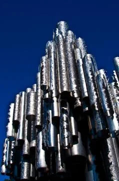 Sibelius monument Stock Photos
