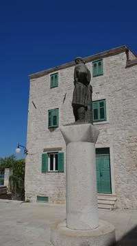 Sibenik statue Stock Photos