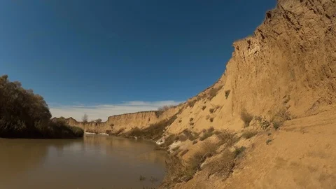 Siberian river Aley Stock Footage 97394738