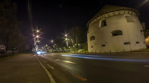 Sibiu Bastion traffic corrected 4K Stock-Footage 34661667
