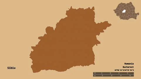 Sibiu, county of Romania, zoomed. Pattern Stock Illustration