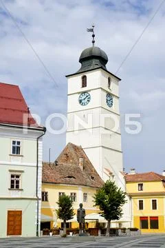 Sibiu, european capital of culture 2007 Stock Photos