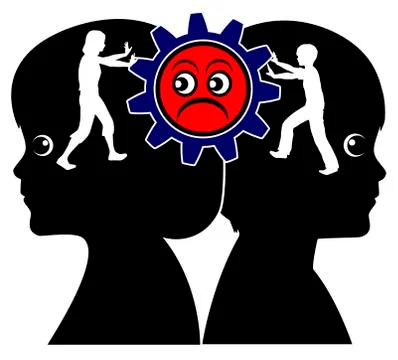 Siblings Rivalry Illustrazione stock