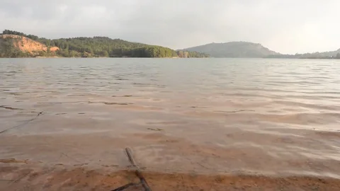 Sichar lake landscape Stock Footage 72954778