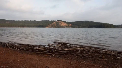 Sichar lake landscape Stock Footage 72954779