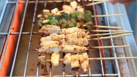 Sichuan pepper barbecue 스톡 동영상 72797391