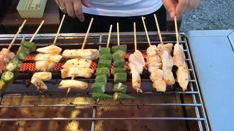 Sichuan pepper barbecue 스톡 동영상 72800824