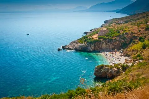 Sicilian beach Foto stock