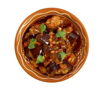 Sicilian caponata 库存照片