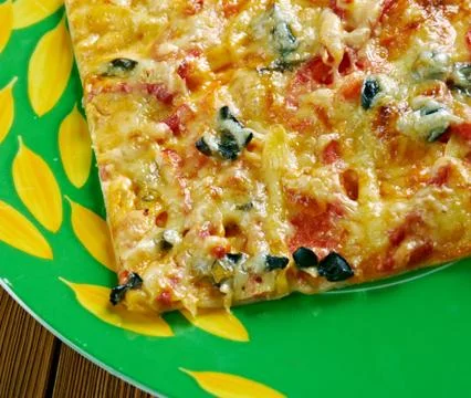 Sicilian pizza Foto stock