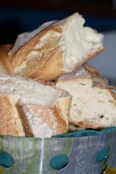 Sicilian slices of bread Stock Photos