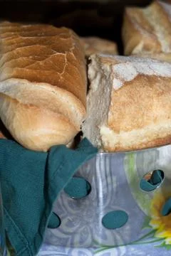 Sicilian slices of bread Stock Photos