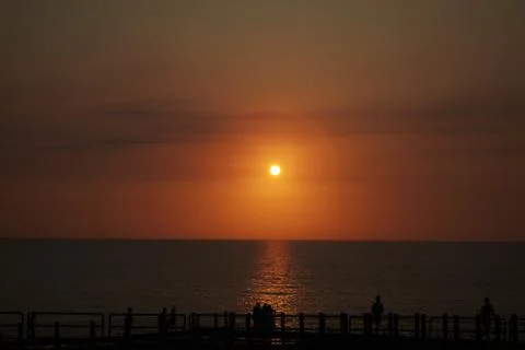 Sicilian Sunset1 Stock Photos