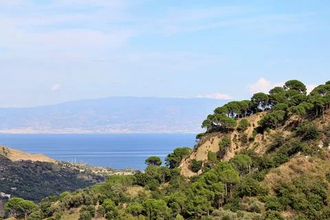 Sicilian view Stock Photos