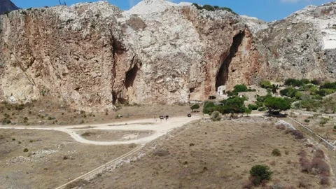 Sicily Cave City Video stock 206163655