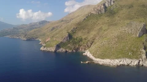 SICILY - Dello Zingaro - The Most beautiful sea beach of Sicily! 12 Stock Footage 141820384