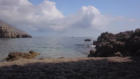 SICILY - Dello Zingaro - The Most beautiful sea beach of Sicily! 14 Stock Footage 141820909