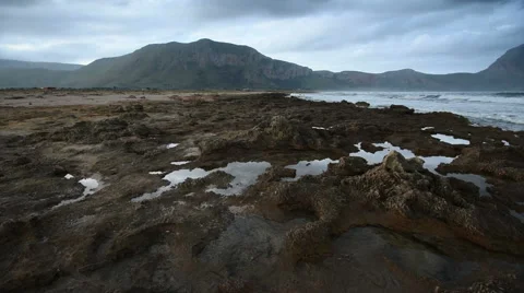 Sicily at the evening Stock Footage 55441892