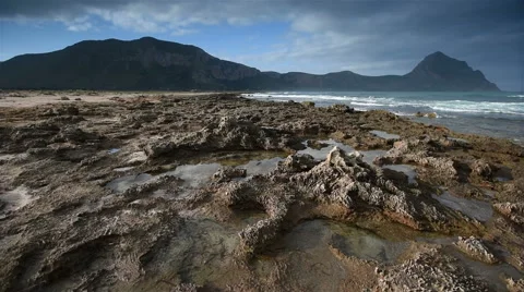 Sicily at the evening Stock Footage 55441963