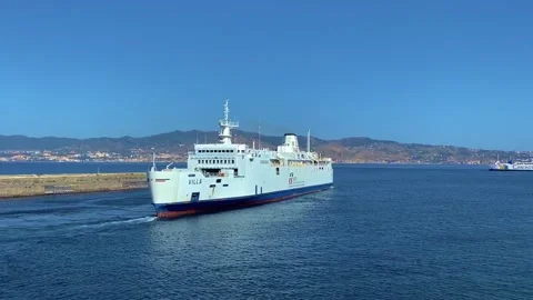 SICILY | FERRY BOAT | FULLHD Stock Footage 144145573