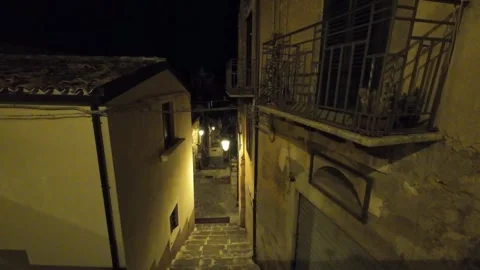 Sicily by night 스톡 동영상 297191035