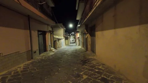 Sicily by night Stockbeeldmateriaal 297191872