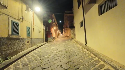 Sicily by night 스톡 동영상 297192680
