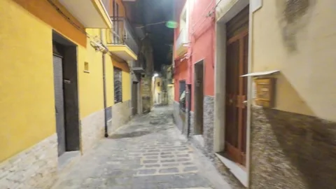 Sicily by night 스톡 동영상 297589724