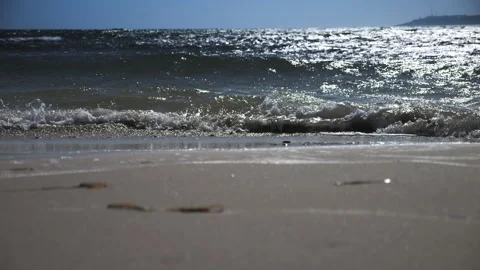 Sicily slow motion beach Stock Footage 282402569