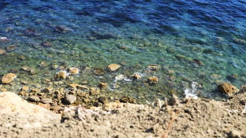 Sicily slow motion beach Stock Footage 282415575