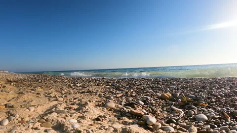 Sicily slow motion beach Stock Footage 282419564