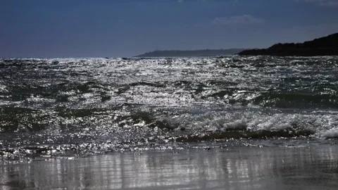 Sicily slow motion beach Stock Footage 283287195